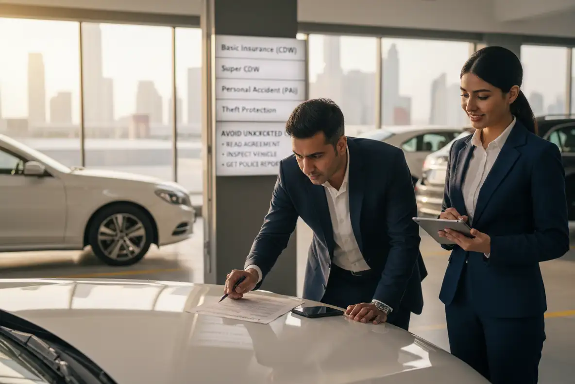 Insurance Types for Rental Cars in UAE – What Is Included