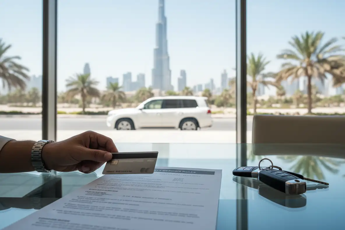 How Much to Deposit for Renting a car in UAE?