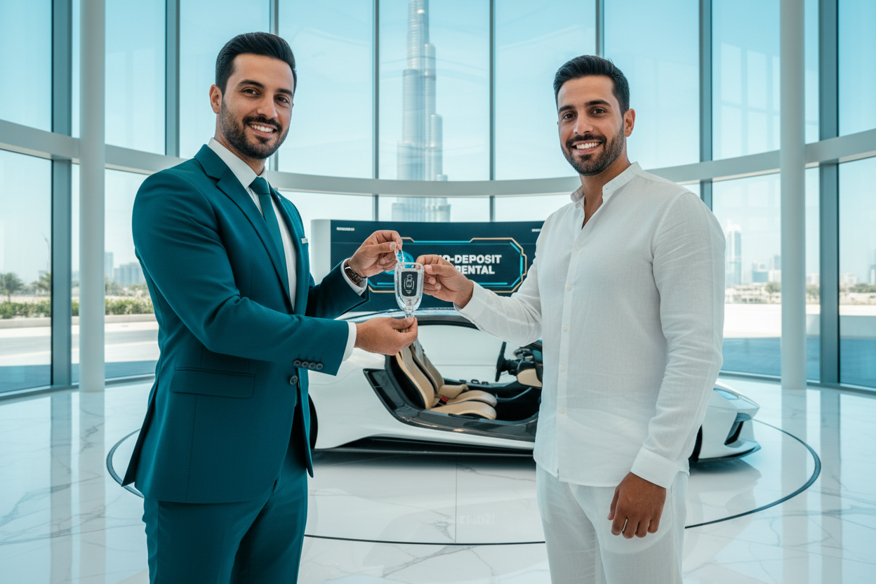 How to rent a car without deposit in uae